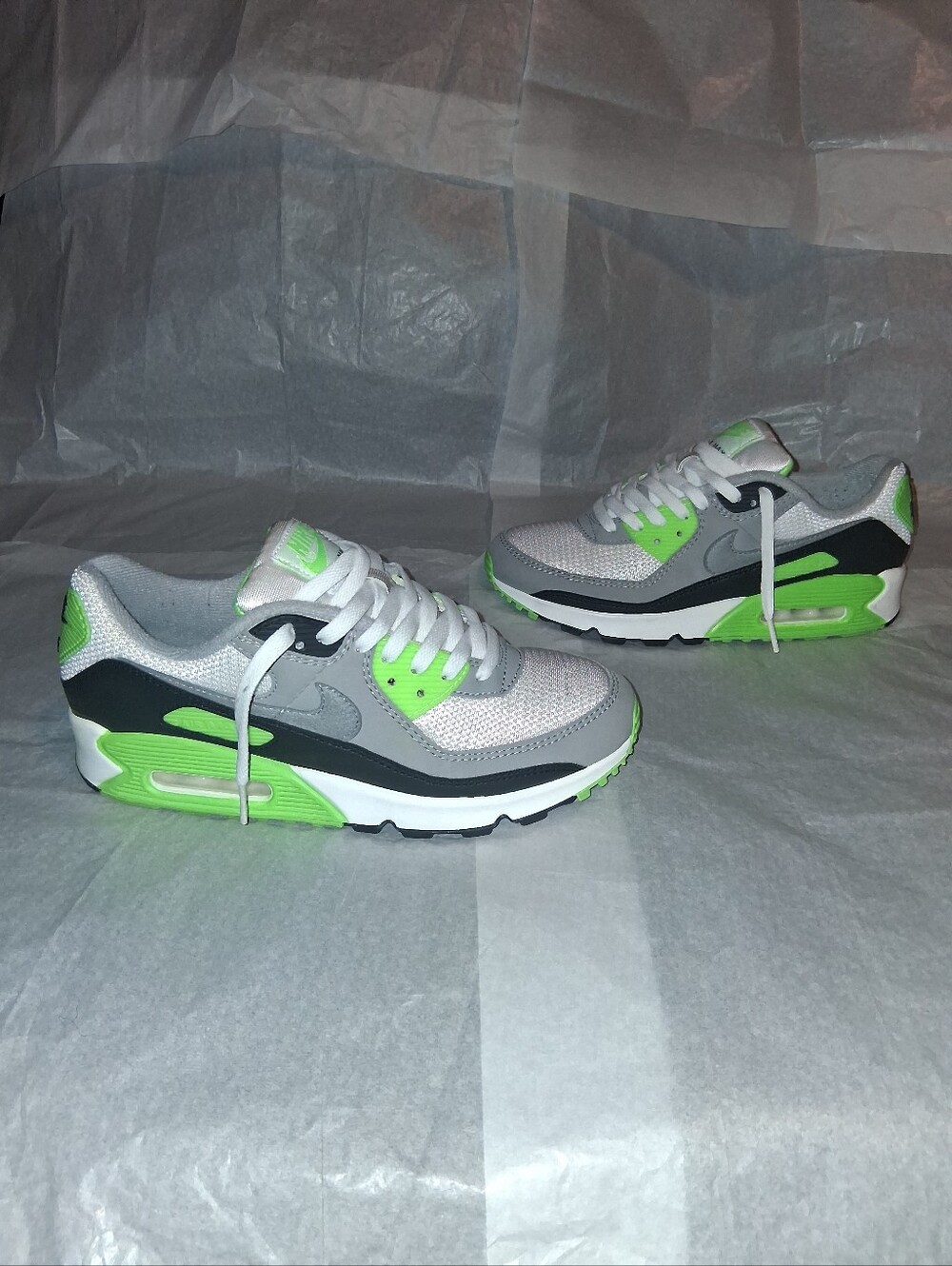 Nike Air Max 90 Retro Lime Recraft Sneakers , Men 8 = Women 9.5